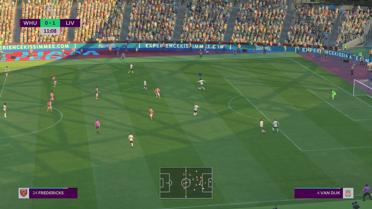 To put it simply, the advertisements could be displayed as in FIFA, that is to say on panels provided for this purpose © EA