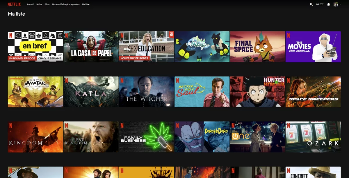 home Netflix © Capture d'écran