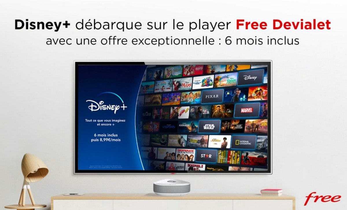 Disney+ Freebox abonnement © Disney Free