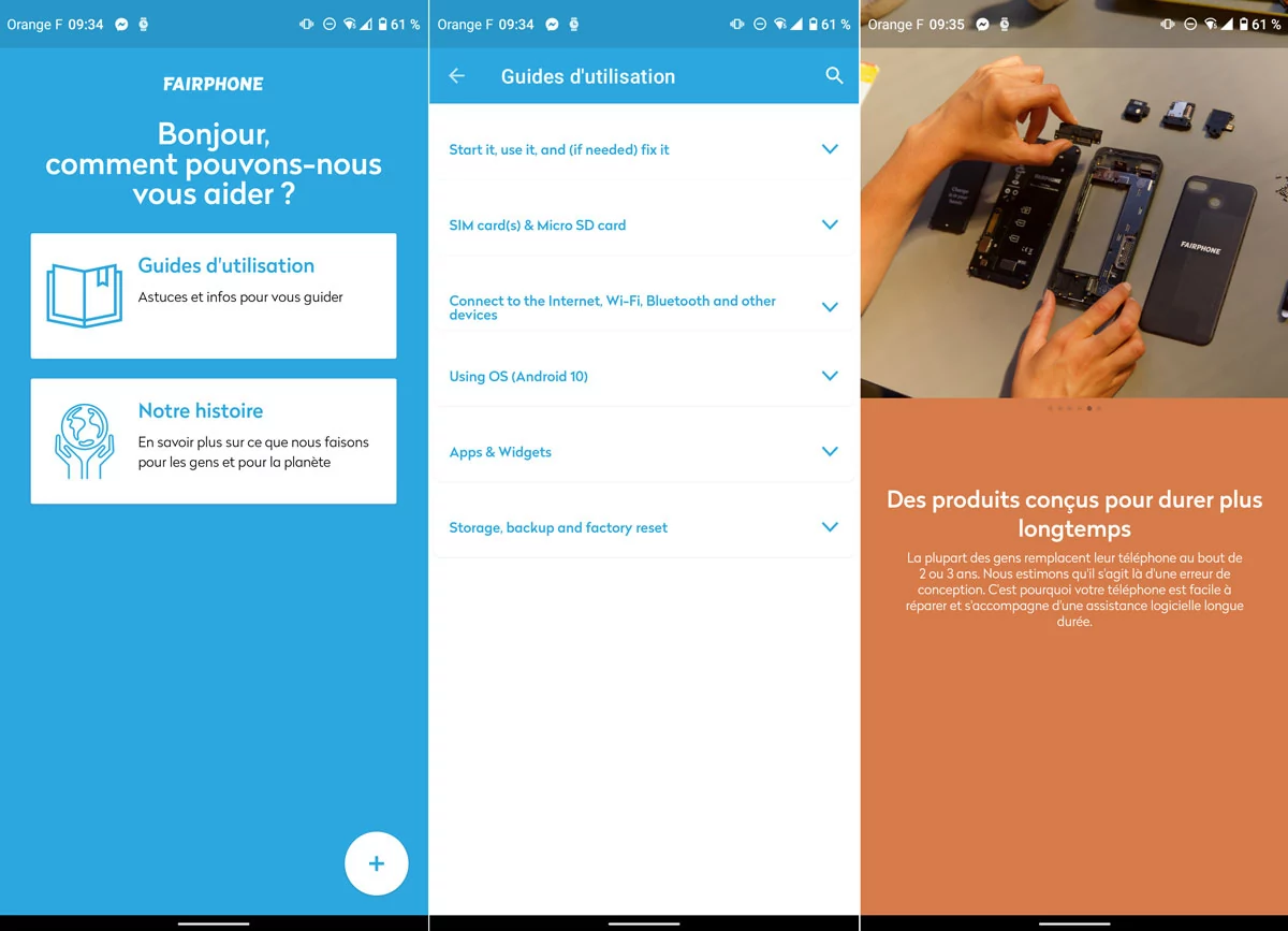 application fairphone 4
