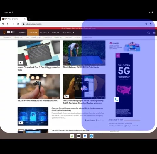 Android12.1 © XDA