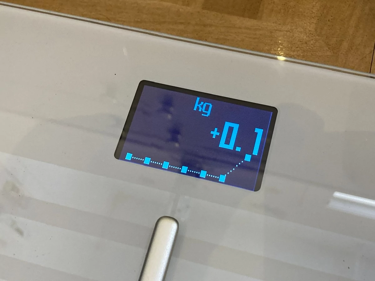 Withings Body Cardio - Graphique écran © Johan Gautreau