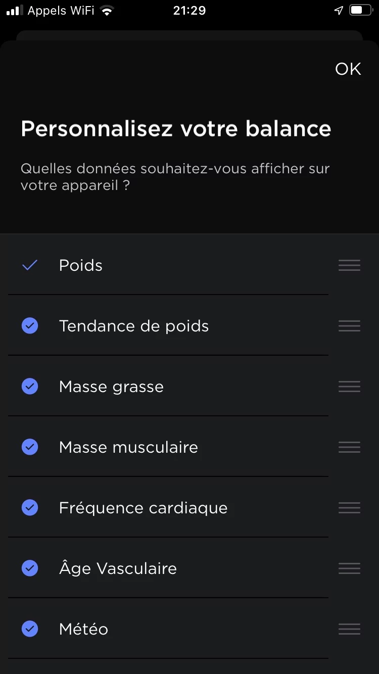 Withings Health Mate - Config 3 © Johan Gautreau