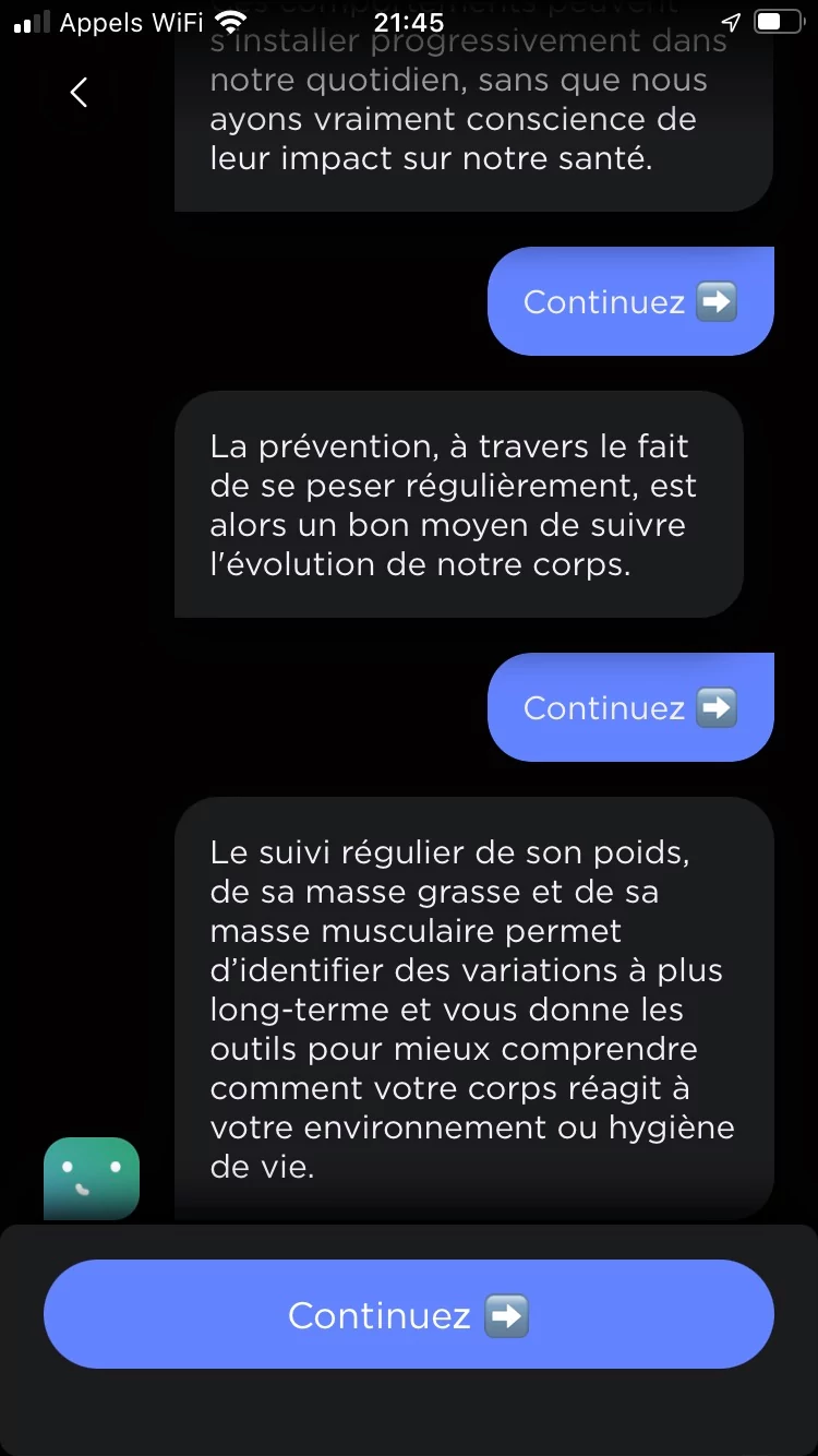 Withings Health Mate - Coaching © Johan Gautreau
