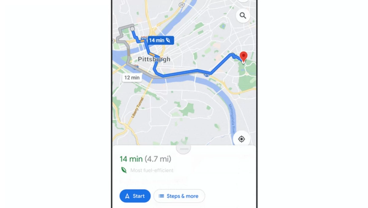 Google Maps alternative © Google
