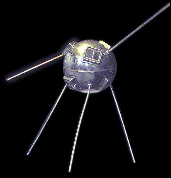 Le satellite vanguard TV03, que les américains ont tenté d&#039;envoyer dans l&#039;espace dans la foulée. Un air de Spoutnik... En beaucoup plus petit ! Crédits N.A.