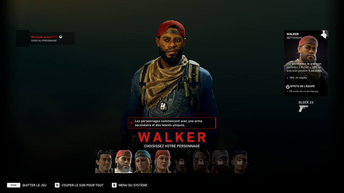 Walker, le militaire vétéran, est un tireur hors pair et un leader né.