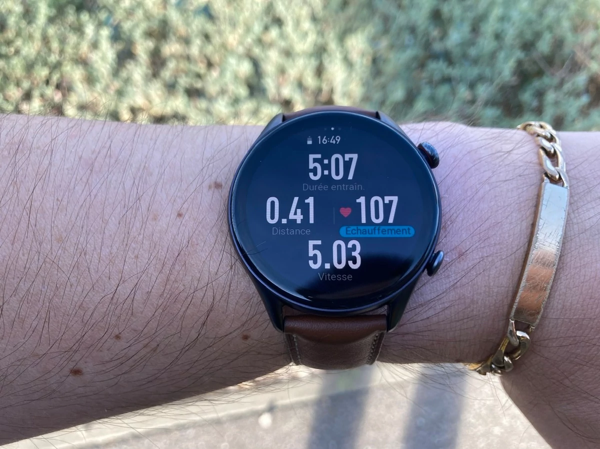 Amazfit GTR 3 Pro - Écran jour © Johan Gautreau