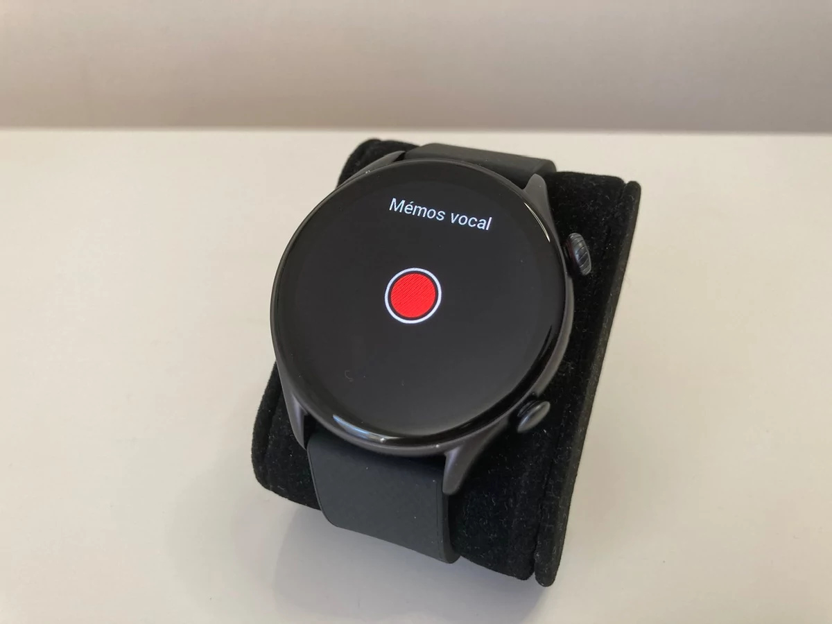 Amazfit GTR 3 Pro - Mémo vocal © Johan Gautreau