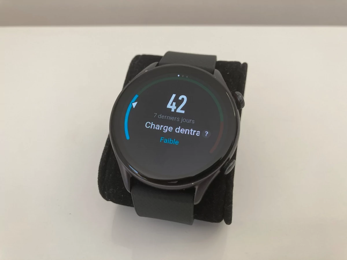Amazfit GTR 3 Pro - Charge entrainement © Johan Gautreau