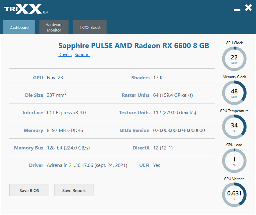 Sapphire Radeon RX 6600 © Nerces