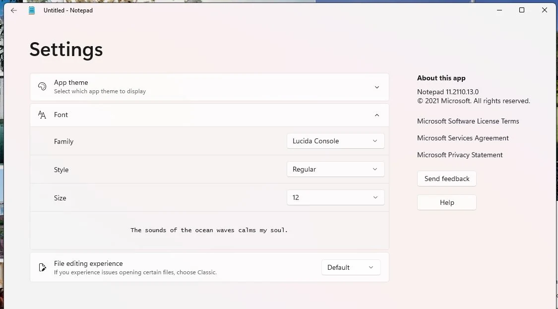 Bloc-notes Windows 11 © Windows Latest