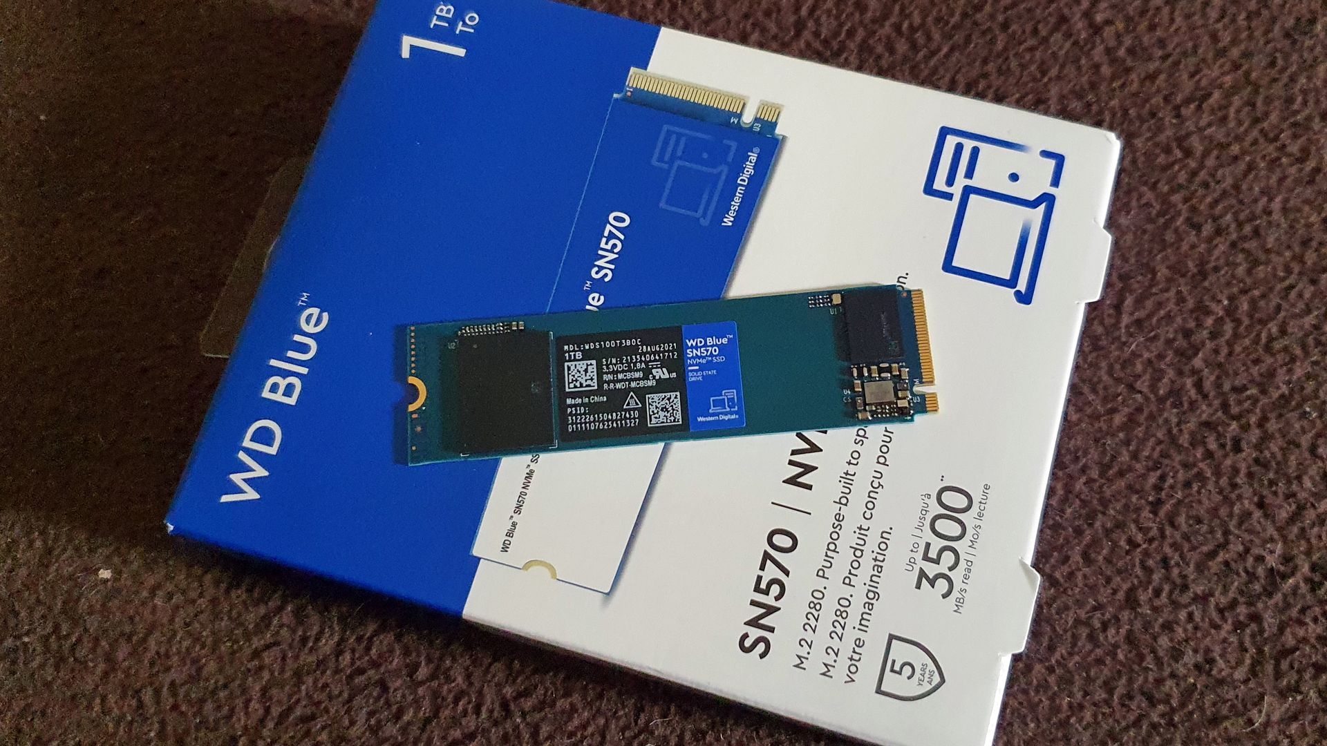 1000 gb m 2 ssd wd blue sn570
