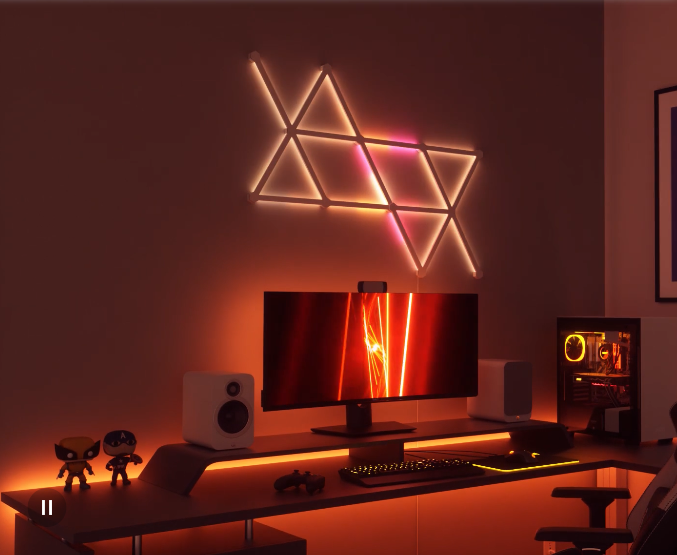 Nanoleaf revient avec de nouveaux modules RGB connectés pour embellir son bureau