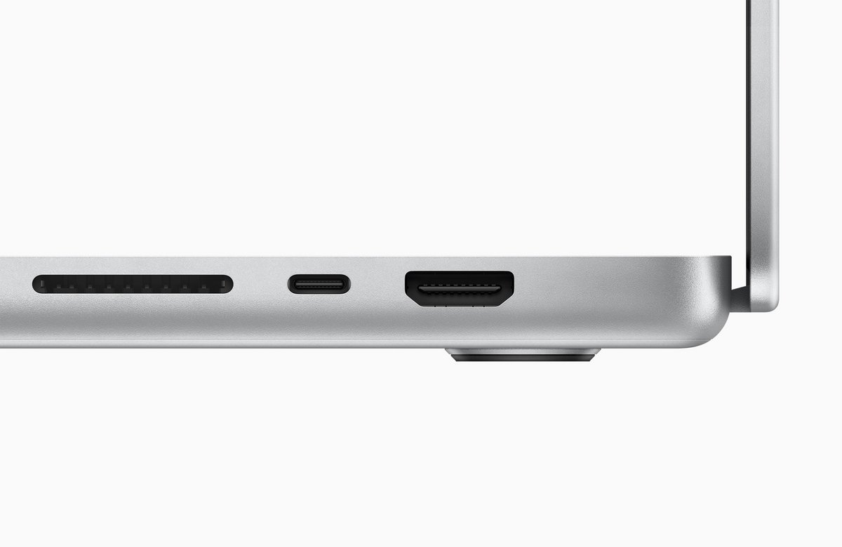 MacBook Pro M1 Pro Connectique © Apple