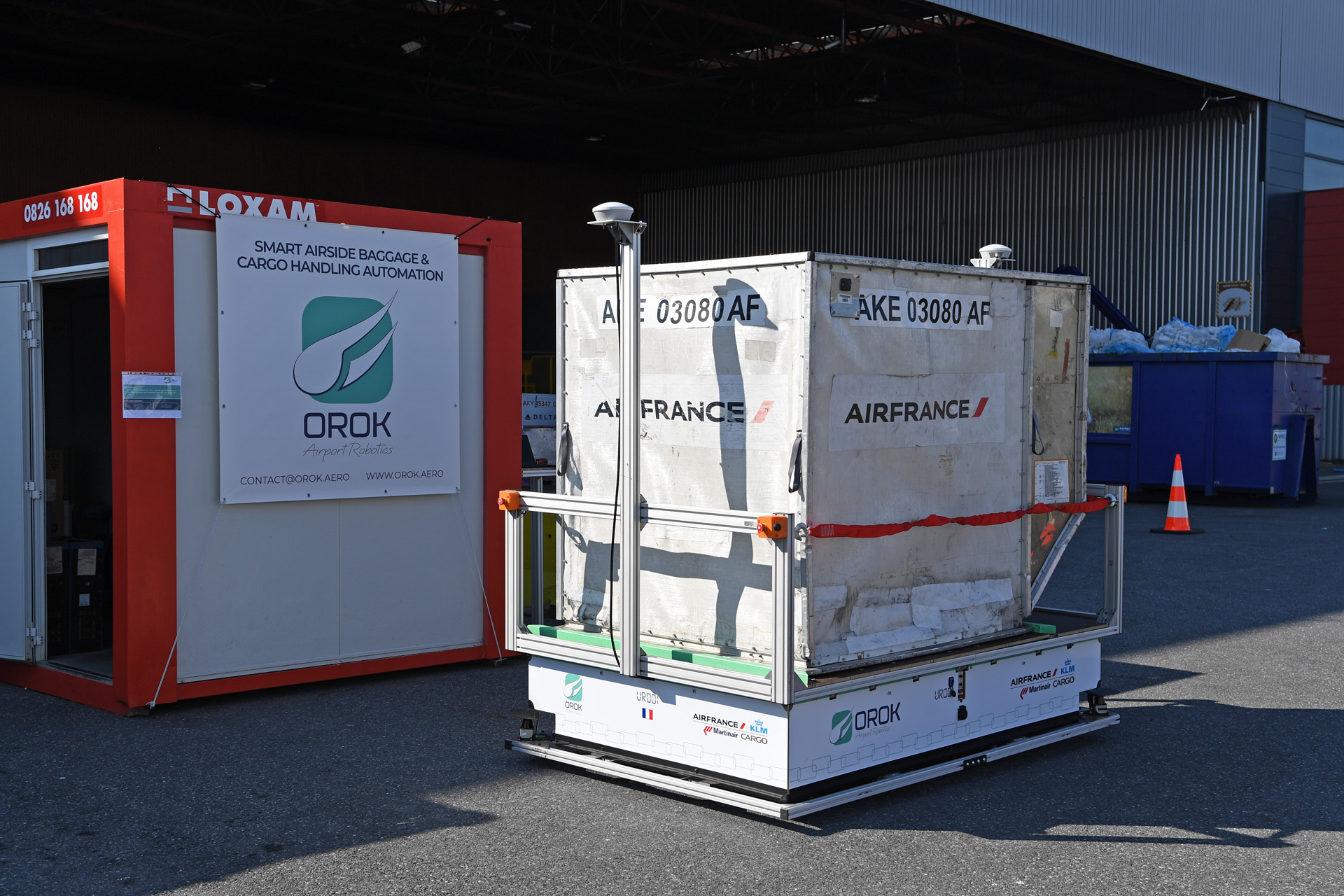 ADP teste les transporteurs de bagages électriques et autonomes à Paris-Charles-de-Gaulle