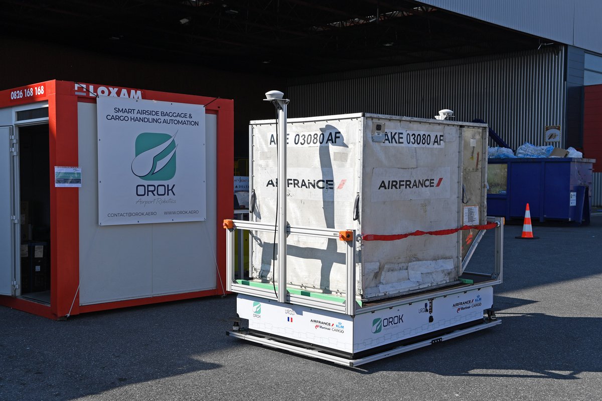 Transporteur de bagages électrique et autonome © Groupe ADP