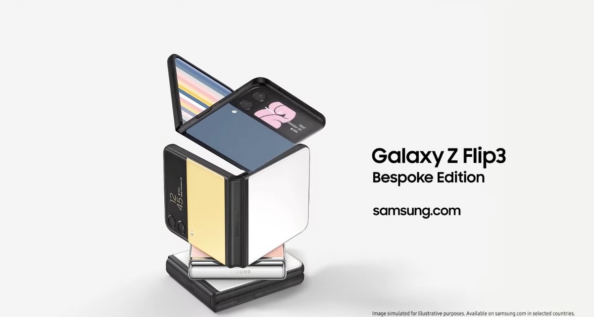 Samsung Galaxy Z Flip 3 Bespoke Edition © © Samsung
