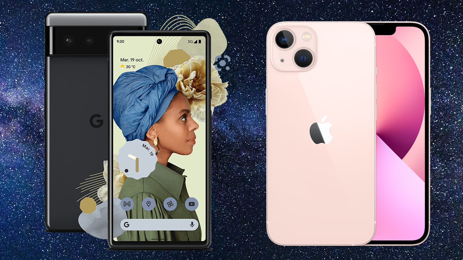 Pixel 6 vs iPhone 13, un combat sans vainqueur (sur le papier) ?