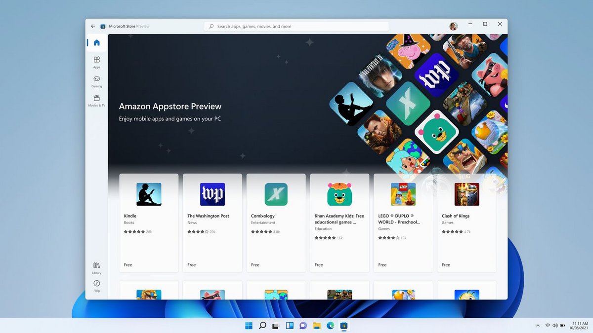 Windows 11 Application Android