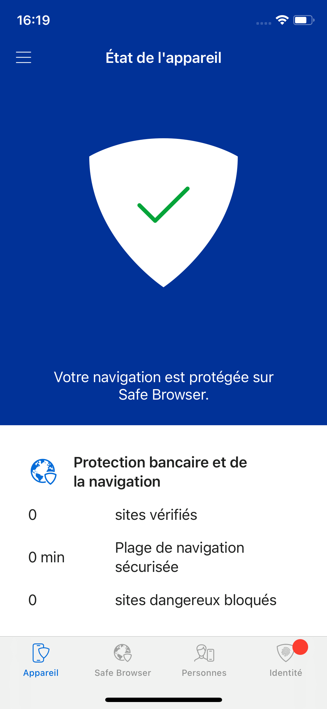 F-Secure SAFE iOS © Stephane Ruscher/Clubic