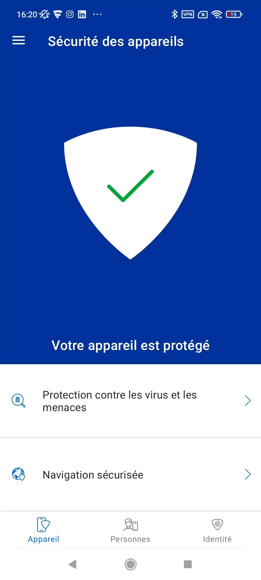 F-Secure SAFE Android © Stephane Ruscher/Clubic