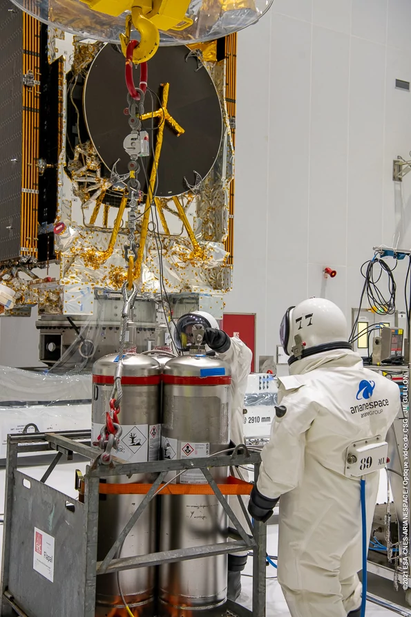 satellite SES-17 ergoliers © ESA/CNES/CSG/Arianespace/ JM Guillon