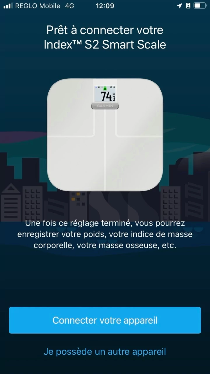 Balance connectée Garmin index S2 GARMIN