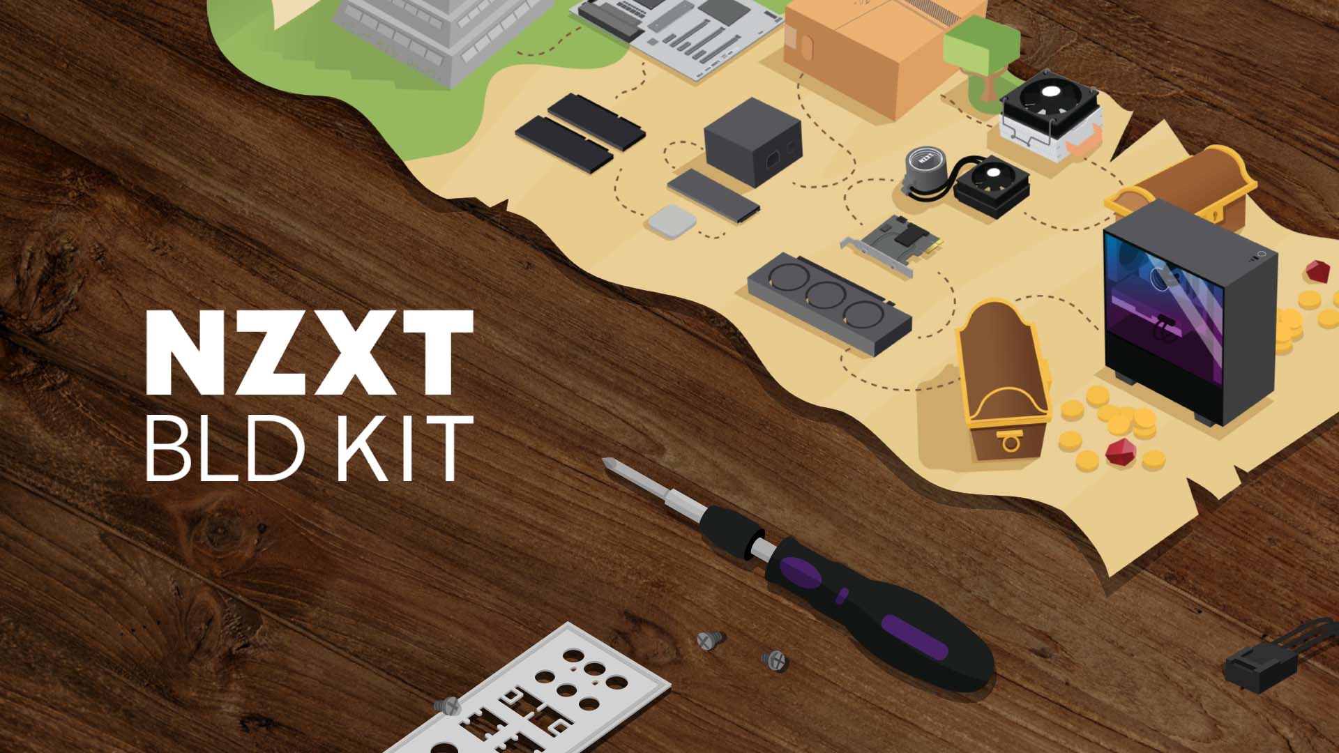 NZXT lance ses kits BLD, des kits PC Gamer faciles à monter et performants