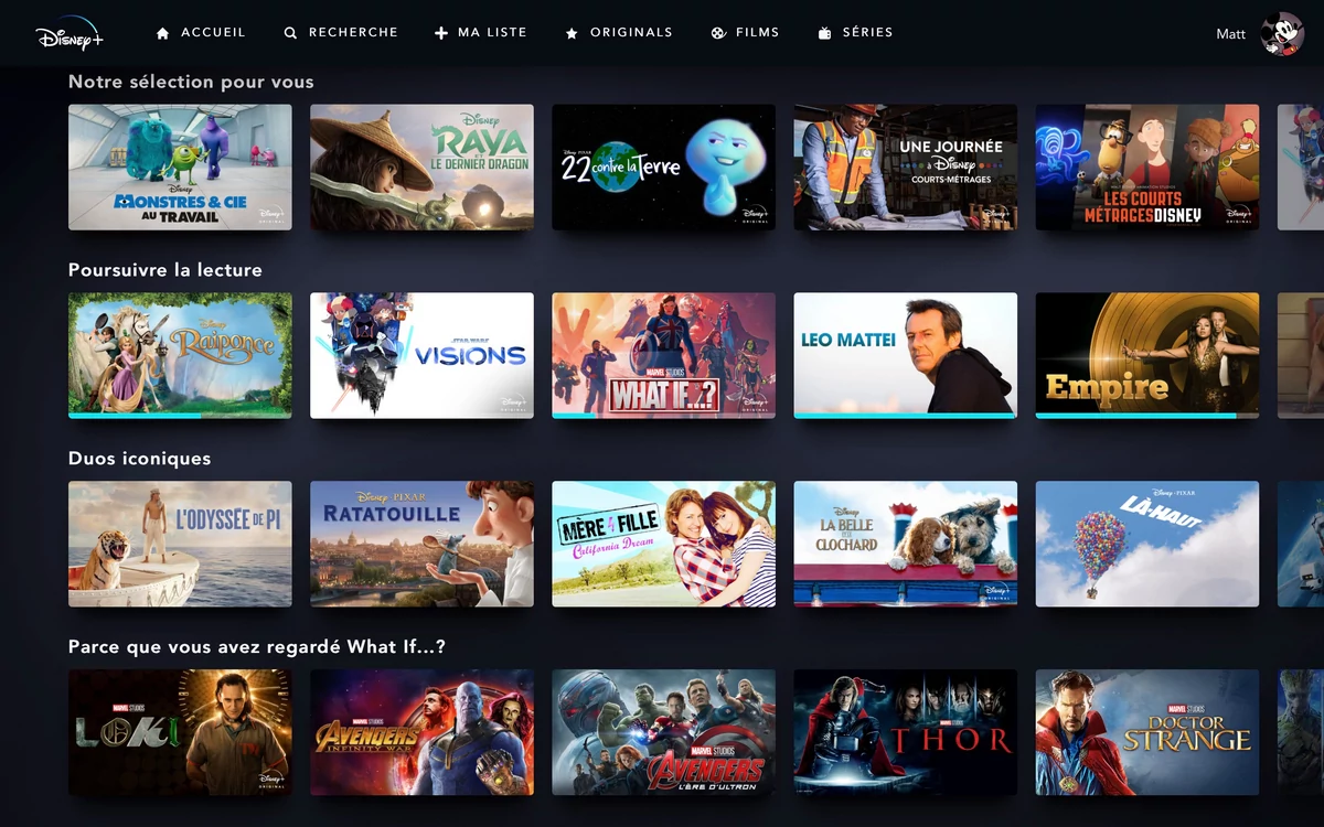 Disney+ Accueil 2 © © Clubic.com