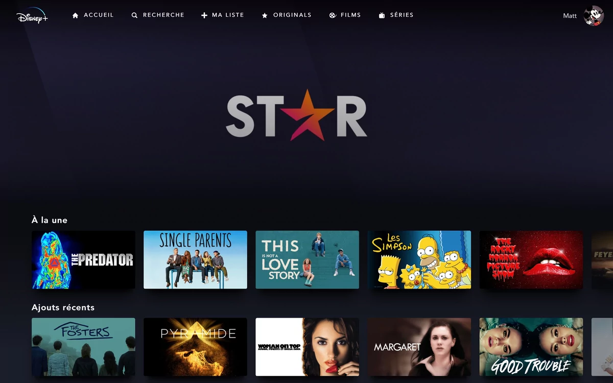 Disney + Star © © Clubic.com