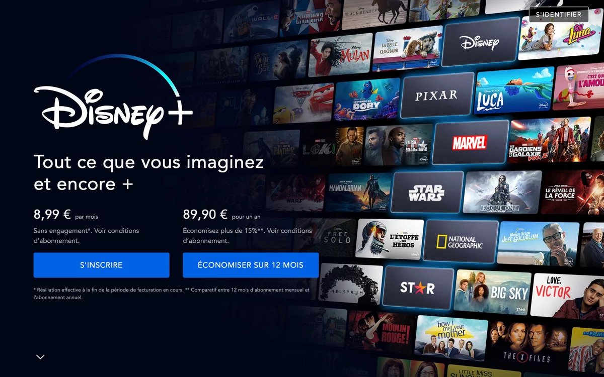 Disney+ Prix © © Clubic.com