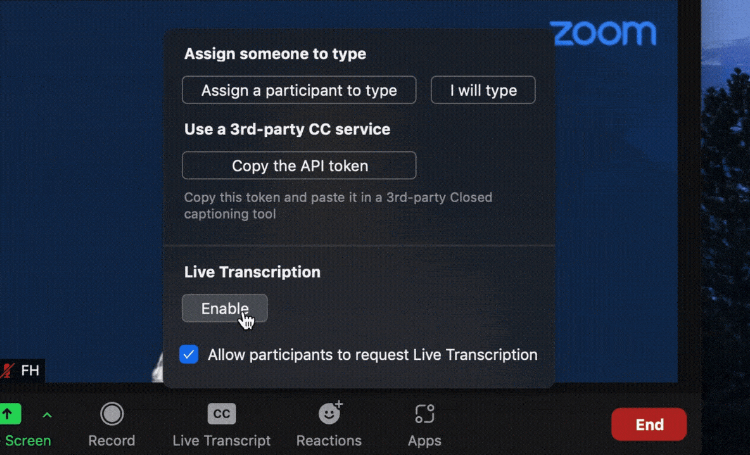 Zoom : la transcription automatique, même pour les comptes gratuits !