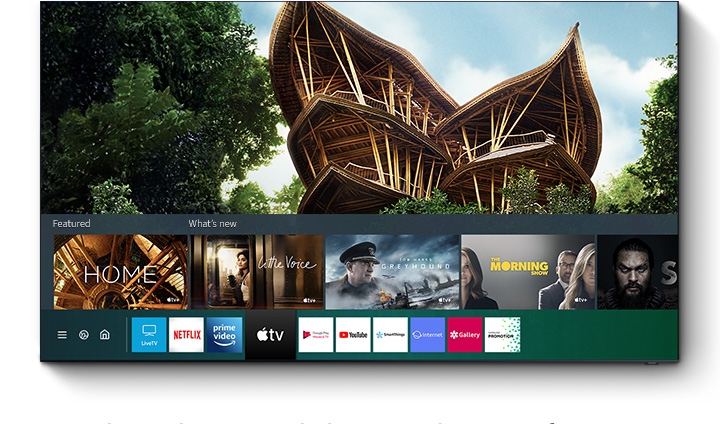 Apple TV+ - L&#039;interface sur TV Samsung