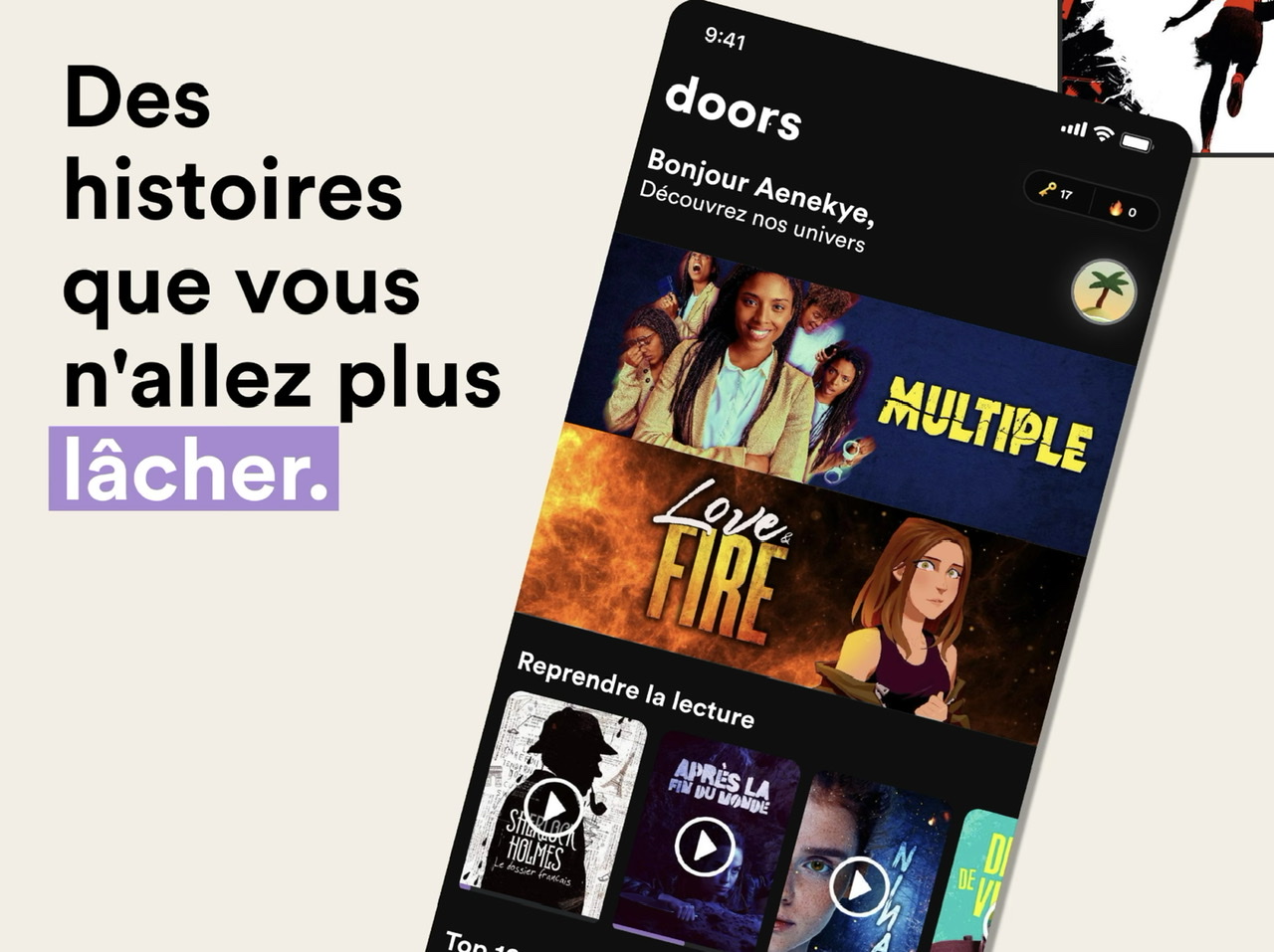 L'application française de lecture numérique Rocambole devient Doors (et apporte un paquet de nouveautés !)