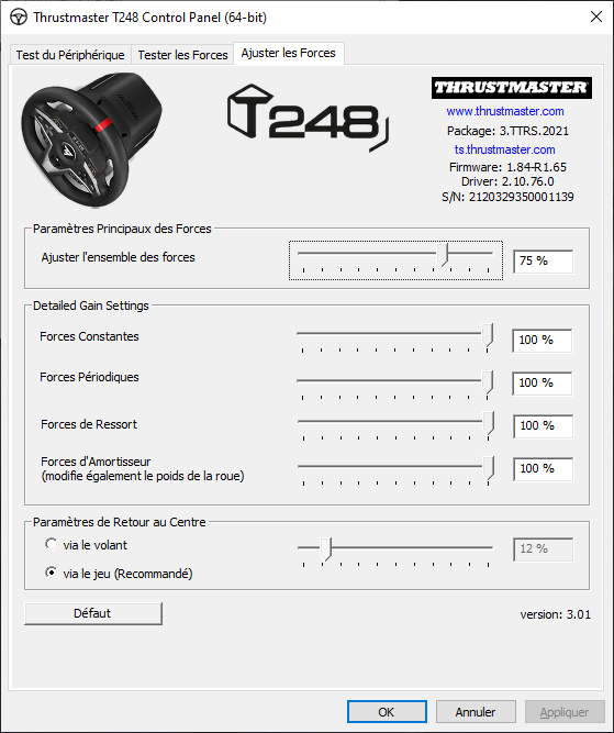 Thrustmaster T248 © Nerces