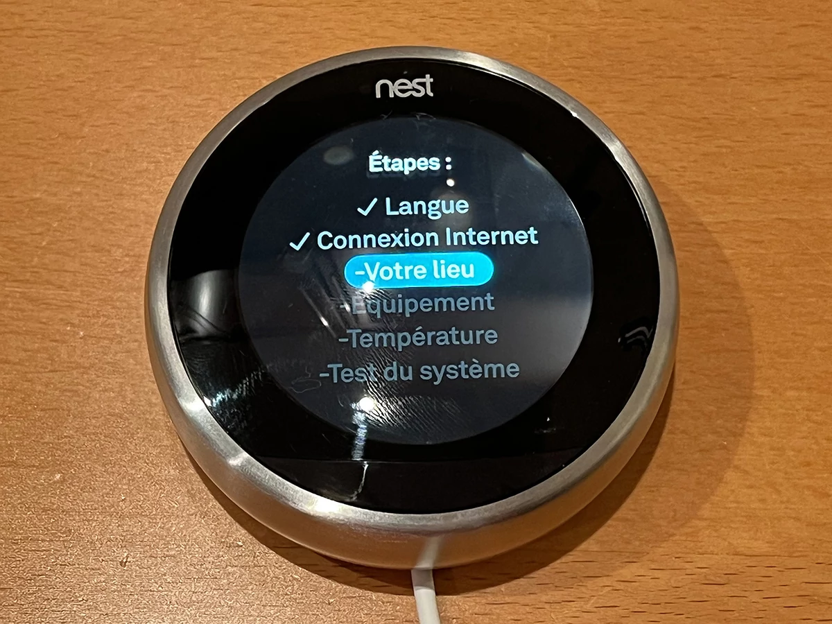 Thermostat connecté NEST LEARNING 3ÈME GÉNÉRATION