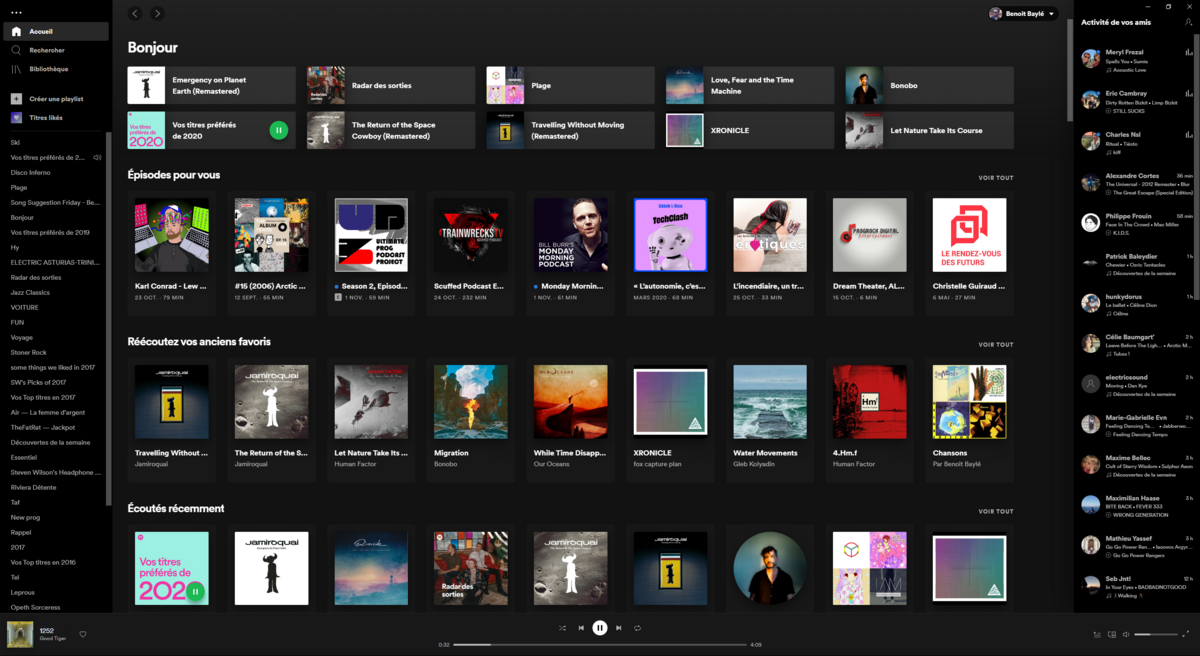 Spotify - L&#039;interface desktop