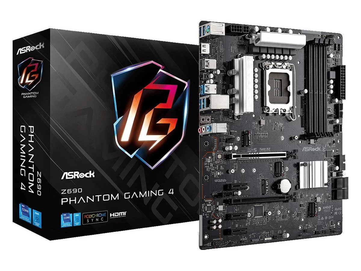 ASRock Z690 Phantom Gaming 4 ATX © ASRock
