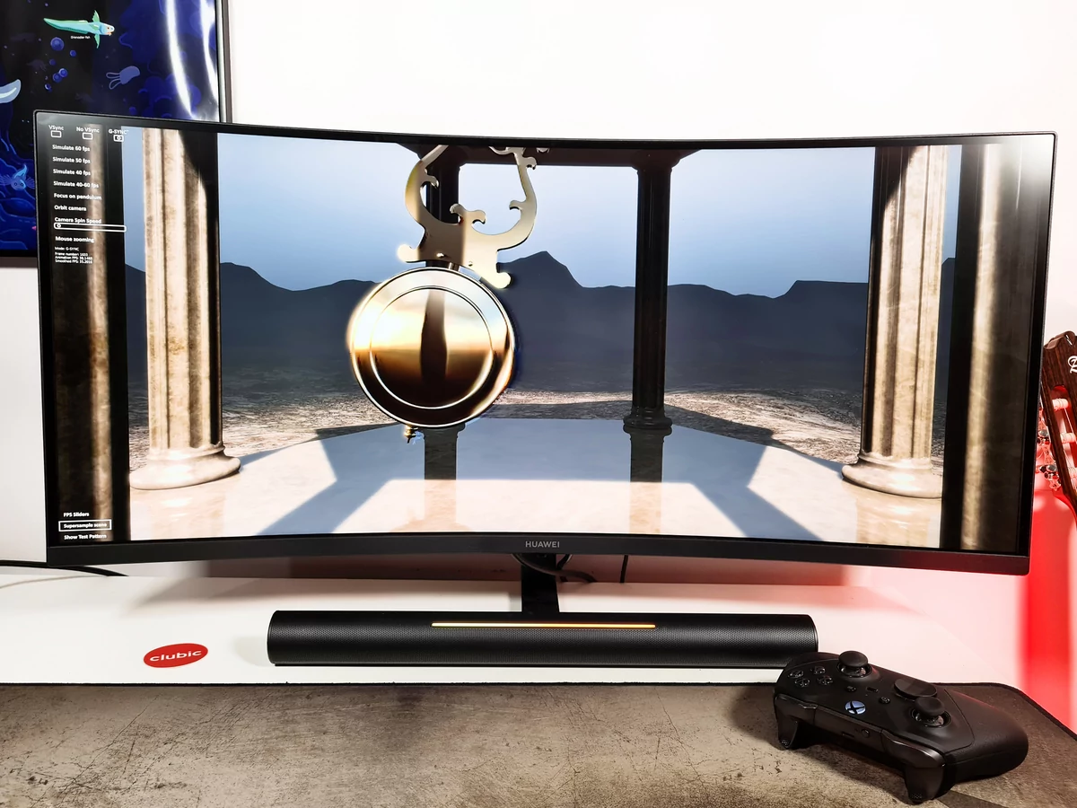 Test Huawei MateView GT © Matthieu Legouge