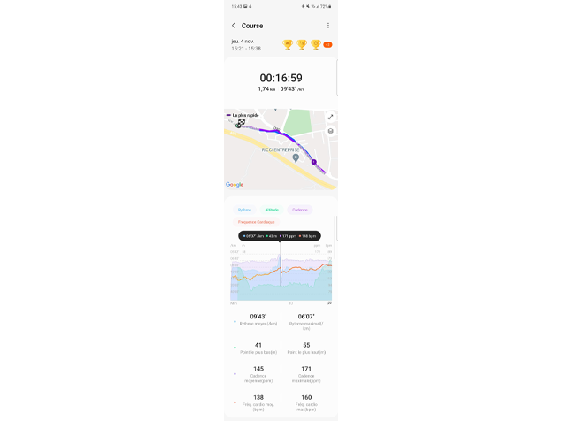 samsung galaxy watch 4 course