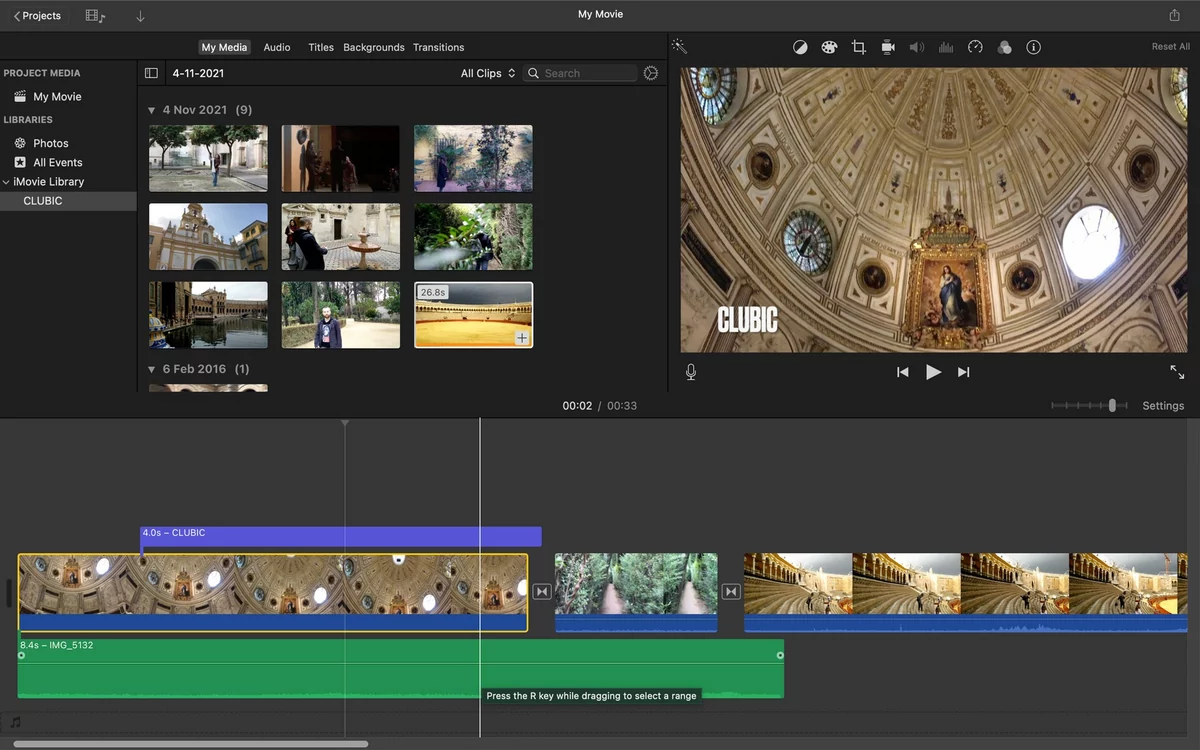 imovie © clubic.com