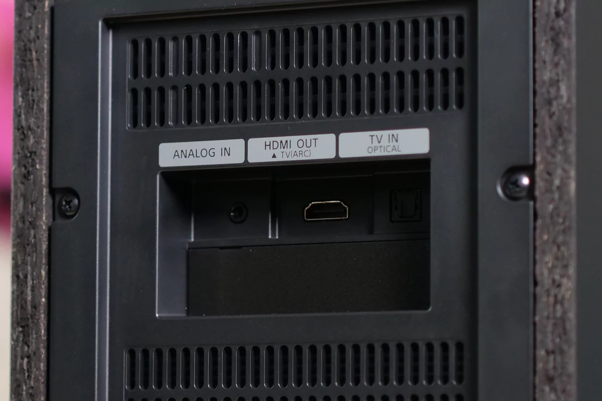 Sony HT-S40R barre connexions