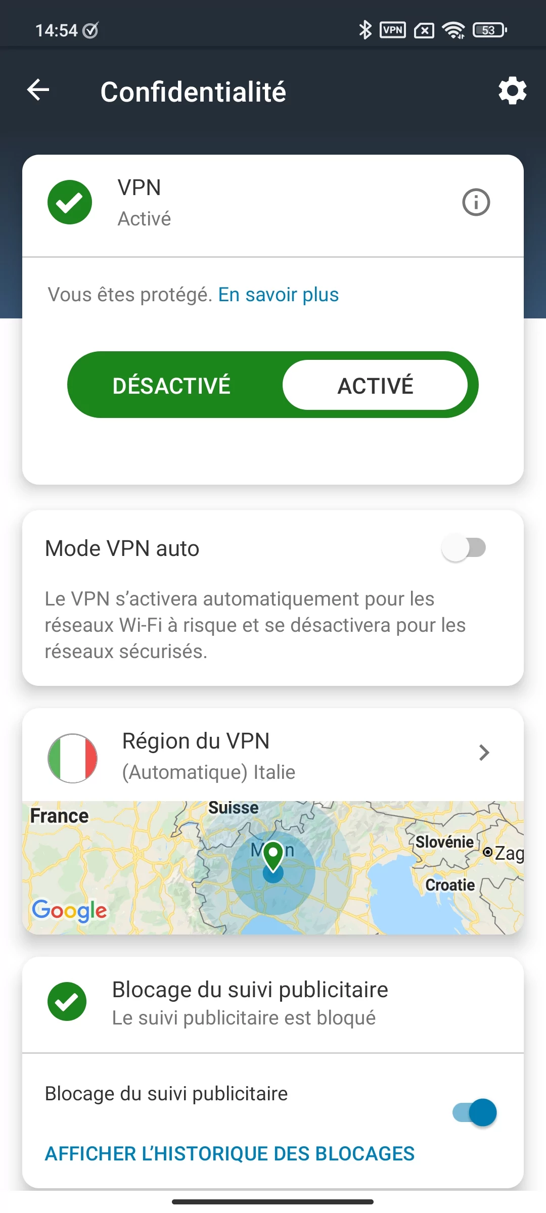 Norton 360 2022 Android © Clubic/Stephane Ruscher