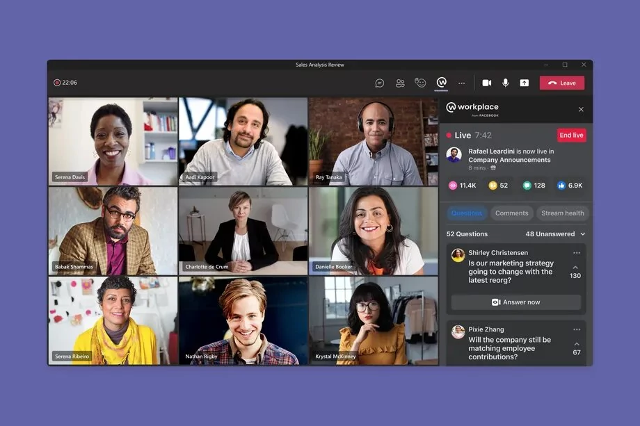 WorkplaceTeams © Meta