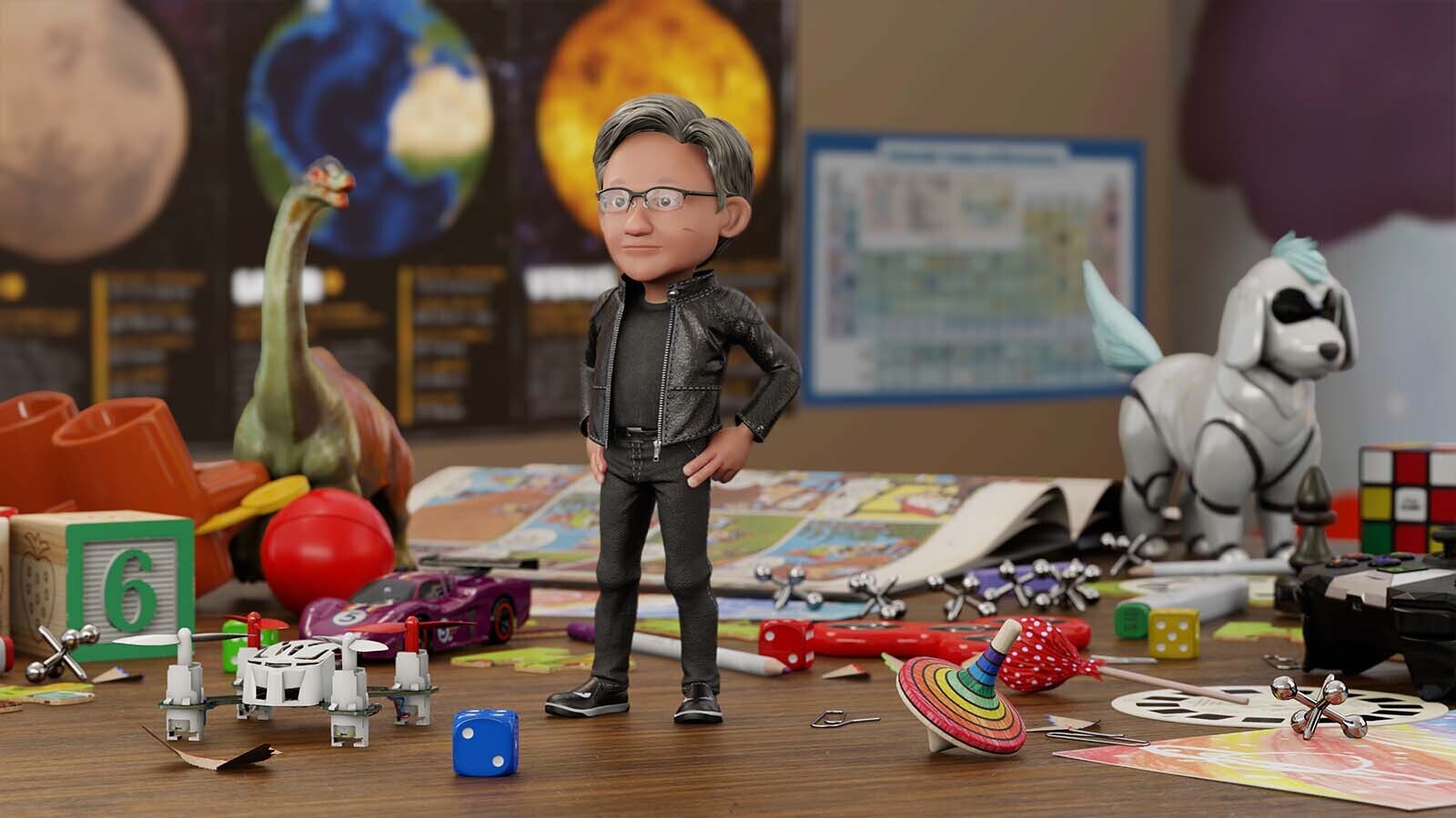 NVIDIA crée un avatar à l'effigie de son P.-D.G. pour faire une démo de ses avancées en intelligence artificielle