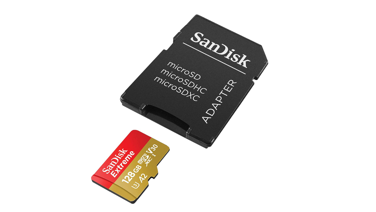 SanDisk 128 Go + adaptateur © SanDisk