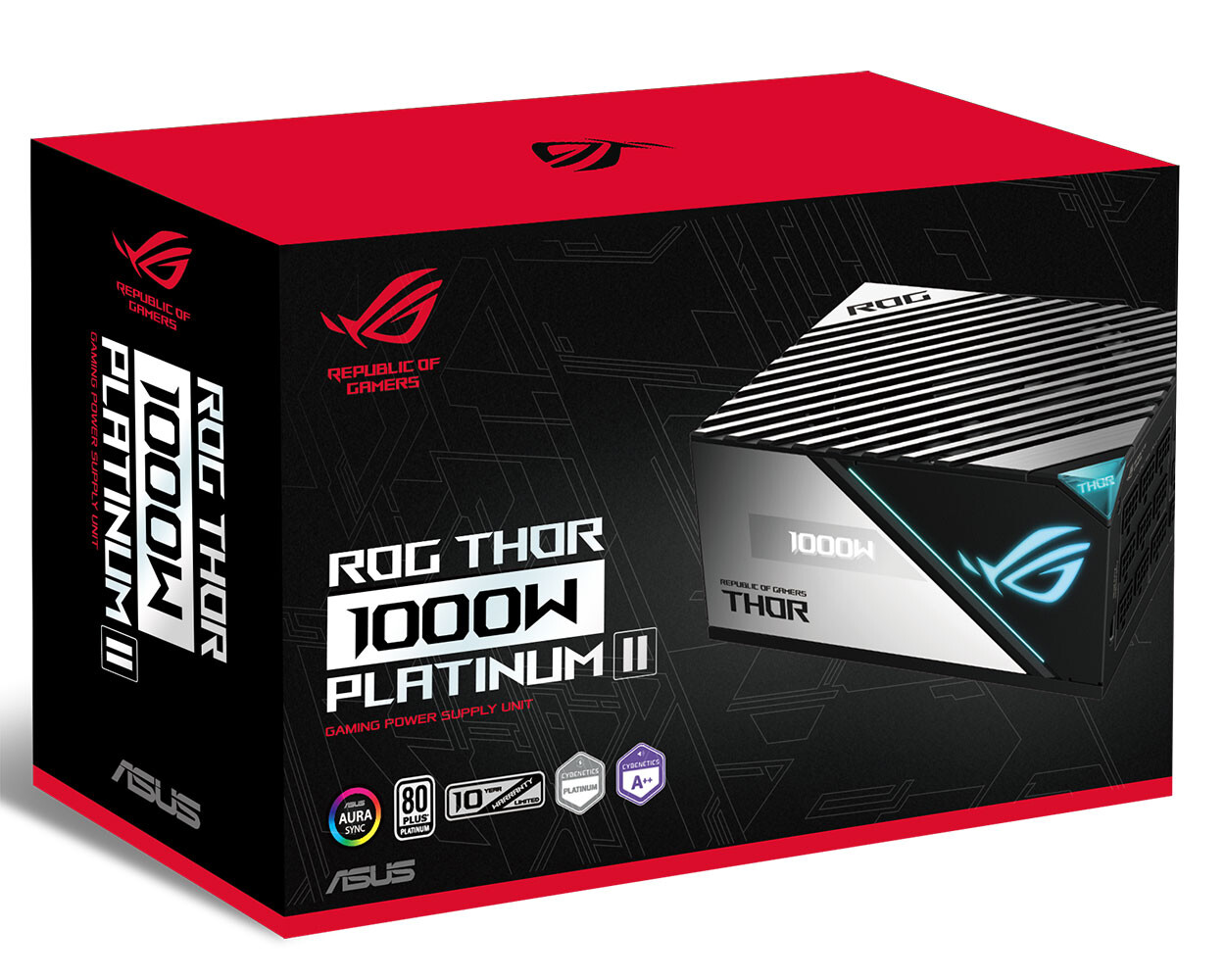 ASUS ROG Thor 1000 W Platinum II : une nouvelle alimentation costaude et silencieuse