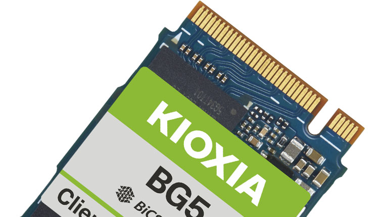 Kioxia présente les BG5, les plus petits SSD PCIe 4.0 sur le marché