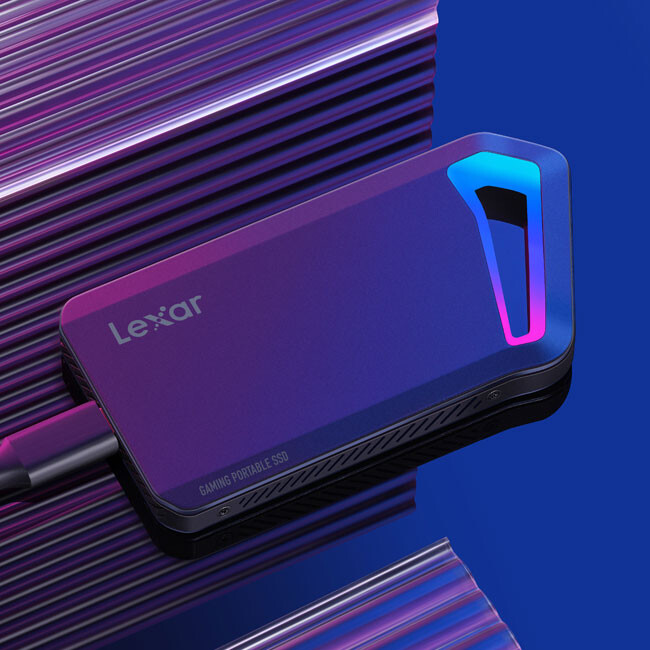 Lexar présente un nouveau SSD pour joueur et, oui, il a des LED de toutes les couleurs